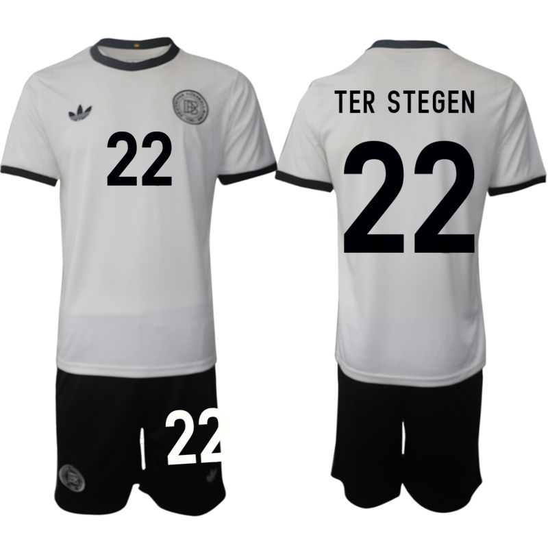Men 2025-2026 Season Germany home white 22 Soccer Jersey